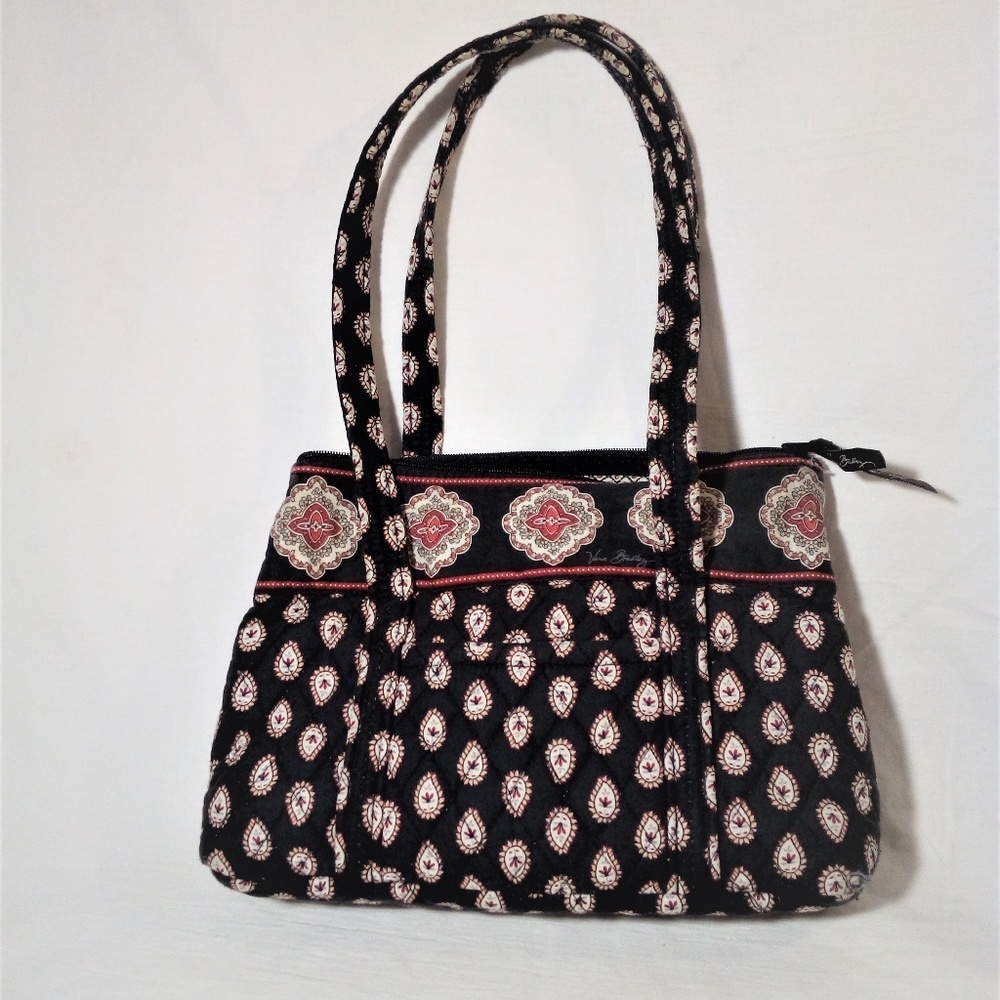 Vera Bradley small tote in Classic Black. GUC